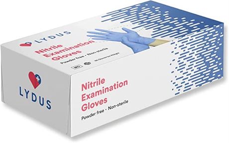 10 Pack Lydus Nitrile Exam Gloves EXTRA LARGE(Case of 1000)10 Boxes