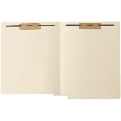 Medical Arts Press End-Tab File Folders, 2-Fasteners, Letter, Manila, 250/Bx