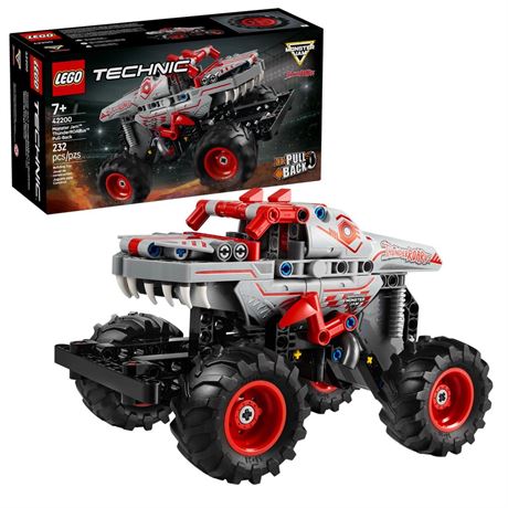 LEGO Technic Monster Jam ThunderROARus Pull-Back Monster Truck Building Toy -