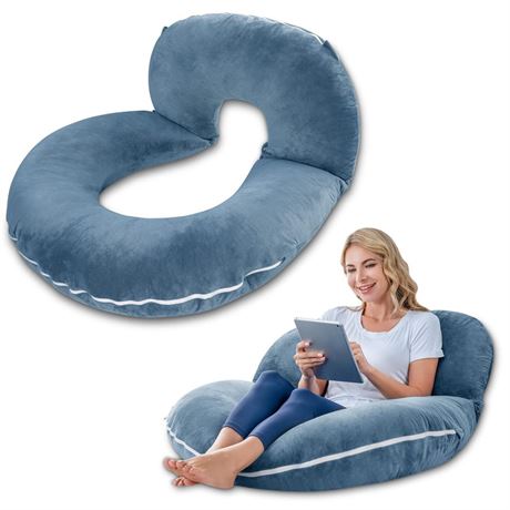 INSEN Reading Pillow, Back Pillow for Sitting in Bed for Reading, Nurse &