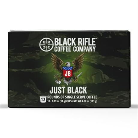 Black Rifle Coffee Company Just Black Rounds - 12 Count Coffee