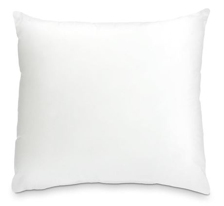 2 pack Foamily Throw Pillow Inserts 16x16 Inch, Polyester Sham Pillow Filler