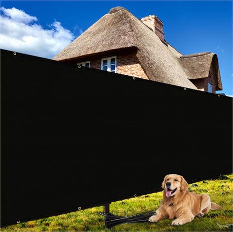 Shade&Beyond 6' X 50' Fence Privacy Screen Heavy Duty 170 GSM Fencing Mesh