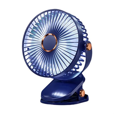 MERILER Super Strong Wind Power Five-Speed Adjustable Clip-On Desktop Hanging