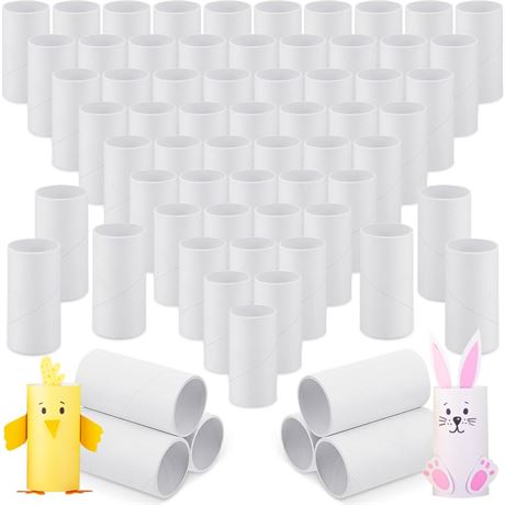 Henoyso 300 Pcs Cardboard Tubes for Craft Bulk 1.57 x 3.35 Inches Toilet Paper