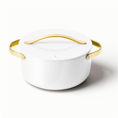 Caraway Nonstick Ceramic Dutch Oven Pot with Lid (6.5 qt, 10.5") - Non Toxic,
