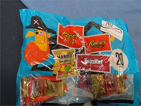 candy Assortment Reeses pieces Reese’s Cups Haribo Golden Bears Twizzlers 20