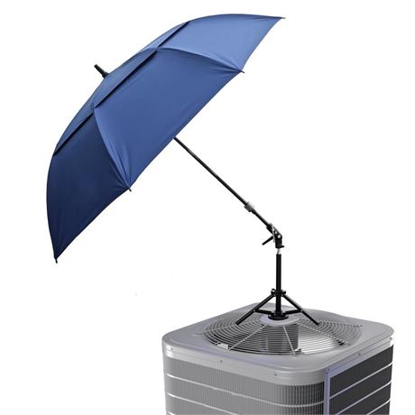 60" Magnetic Umbrella HVAC Umbrella with Magnetic Base, Multi-angle Adjustment