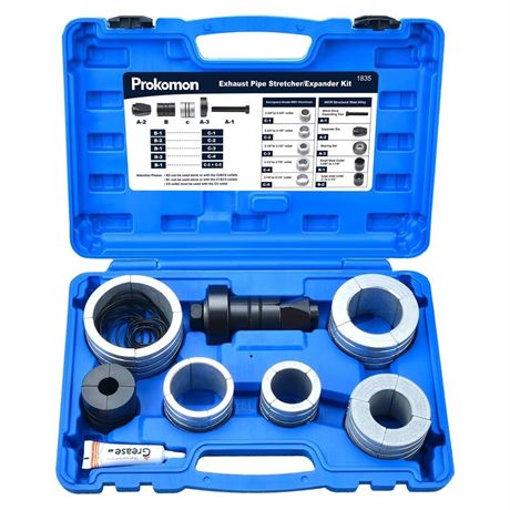 Exhaust Pipe Expander Tool; Exhaust Pipe Stretcher Kit; Tail Pipe Spreader