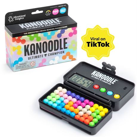 Educational Insights Kanoodle Ultimate Champion 3D, Brain Teaser Puzzle Game,