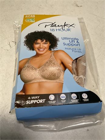Playtex 18 Hour Ultimate Lift & Support bra (style 4745) 40DD toffee