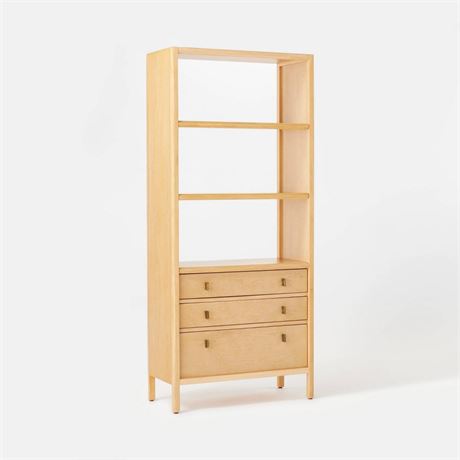 Sandpoint Bookcase with Drawers - Threshold™ Designed with Studio McGee: Wood