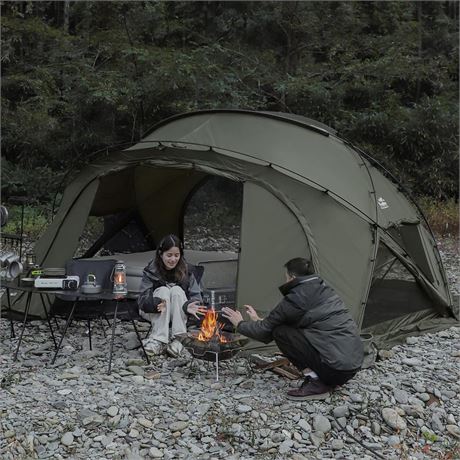 Wolf Walker Dome Camping Tent Double Layer 5-8 Person Extra Large Tent