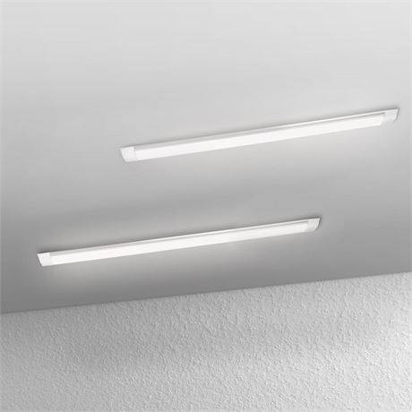 2-Pack 4FT LED Batten, Close to Ceiling Light fixtures, 40W, Ultra-Thin Day