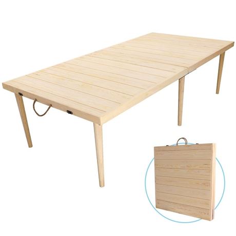 Boho Low Picnic Table,60 * 30 Inch,Portable Pine Picnic Table for Outdoor,