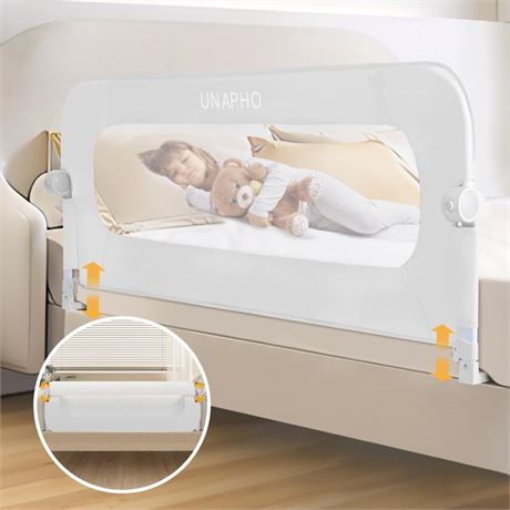 Bed Rail for Toddlers,Swing Down Kids Bed Rails Guard for Twin,Full,Queen,Bunk