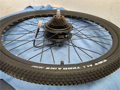 The CZJB 110SZ 48V 26" rear wheel is a pre-built electric bike conversion