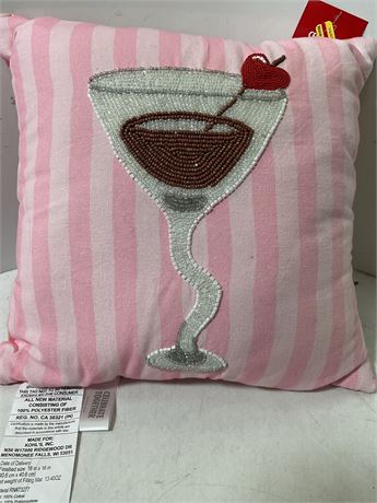 pink martini pillow