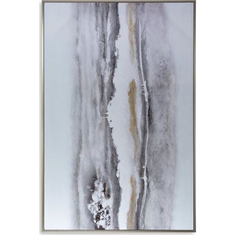 Acebell Framed Abstract Art Print 47 in. X 71 in