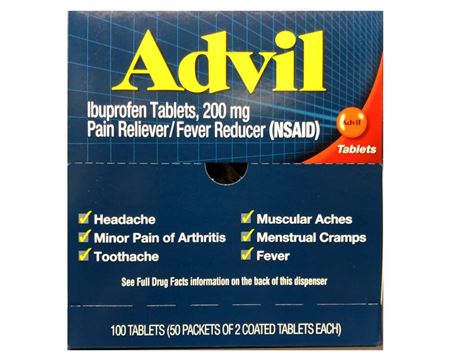 Advil Pain Reliever/Fever Reducer Coated Tablet Refill