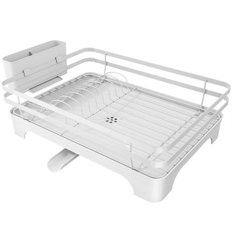 Kitsure Dish Drying Rack - Multi-Functional Dish Rack for Kitchen Counter with