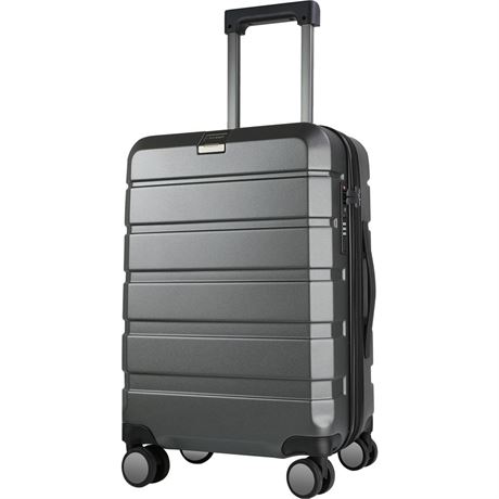 KROSER Hardside Expandable Carry On Luggage with Spinner Wheels & Built-in TSA