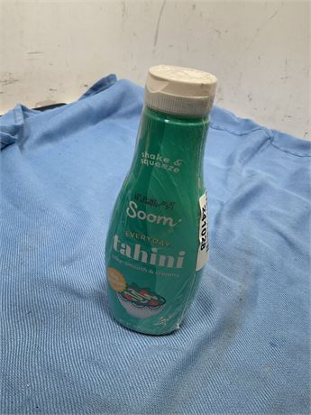 Soom Everyday Tahini Silky Smooth And Creamy 6 gram Protein 12oz