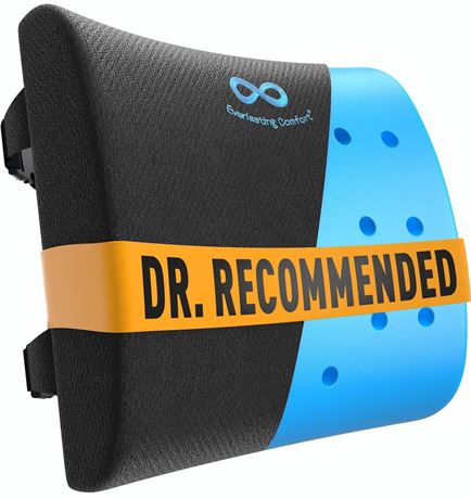 Everlasting Comfort The Original Lumbar Support Pillow for Office Chair -