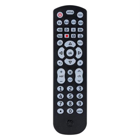 GE 4-Device Universal Remote Control, Backlight