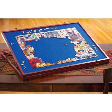 Bits and Pieces Jumbo Wooden 1500 Piece Jigsaw Puzzle Tabletop Easel