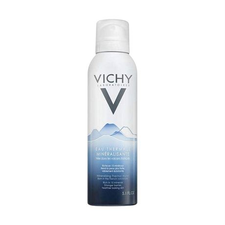 Vichy Mineralizing Thermal Spring Water, Daily Facial Spray Rich in 15