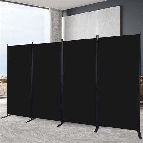 Room Divider 6FT Portable Room Dividers and Folding Privacy Screens, 136'' W