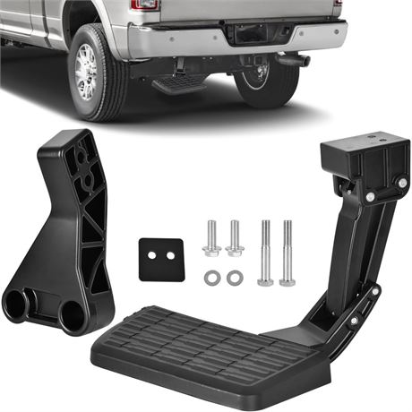 ASOPARTS Rear Bed Step Compatible with 2009-2018 Dodge Ram 1500, Ram 2500/3500