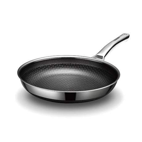 Hybrid 10 inch Frying Pans Nonstick,PFOA&PTFE Free Cookware,non stick Stainless
