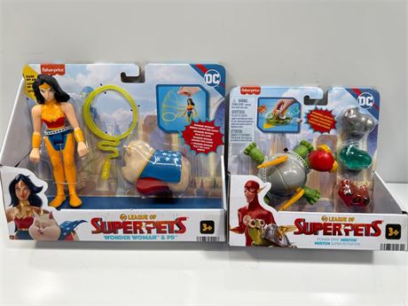 OFFSITE Fisher-Price DC League of Super-Pets Preschool Toys Wonder Woman & PB Po