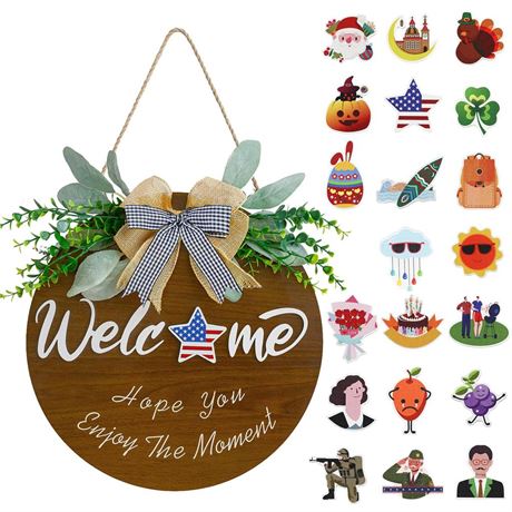 Wall Pediments - Customizable Welcome Sign for Every Occasion - Ideal