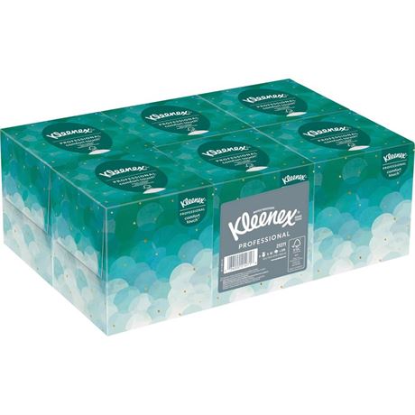 Kleenex Professional Facial Tissue Cube for Business (21271), Upright Face