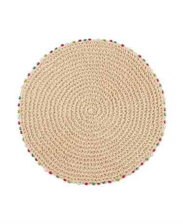 2-Fiesta Cabo Bead Placemat 15 Rnd