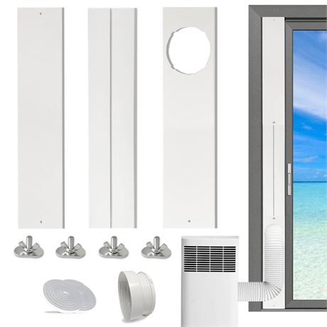 Portable AC Window Vent Kit,Sliding Door Vent Kit,Portable Air Conditioner