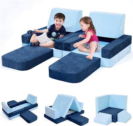 CoziBB Modular Kids Play Couch Convertible - Toddler & Child Sofa DIY