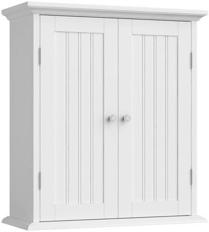 ChooChoo Bathroom Wall Cabinet, Over The Toilet Space Saver Storage Cabinet,