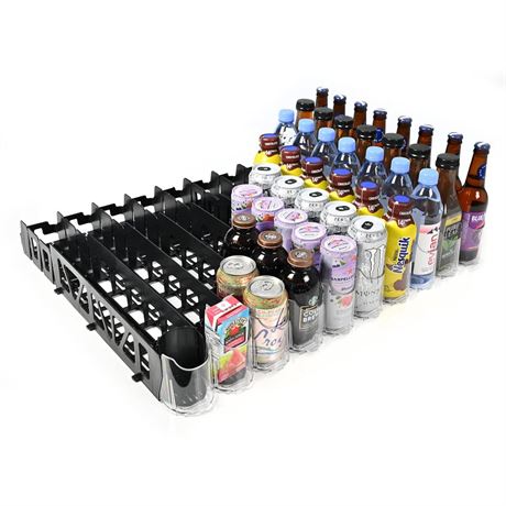 Display Technologies Visi-FAST Spring Fed Organizer for 12/16oz Bottles and