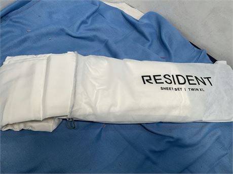 RESIDENT SUPREME ELEGANCE 3Pc 100% Organic Cotton Twin XL Sheets Set, Snow