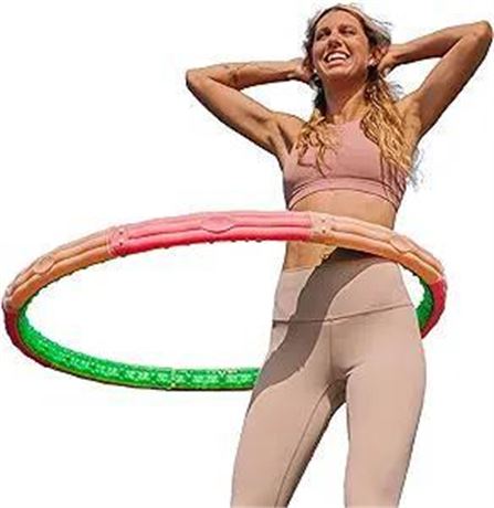 Weighted Hoop for Adults Weight loss - Exercise Hoop 2lb Weighted Hoop for