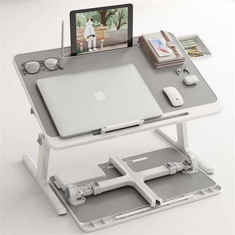 Laptop Desk for Bed, Adjustable Lap Desks Bed Trays for Eating Writing,