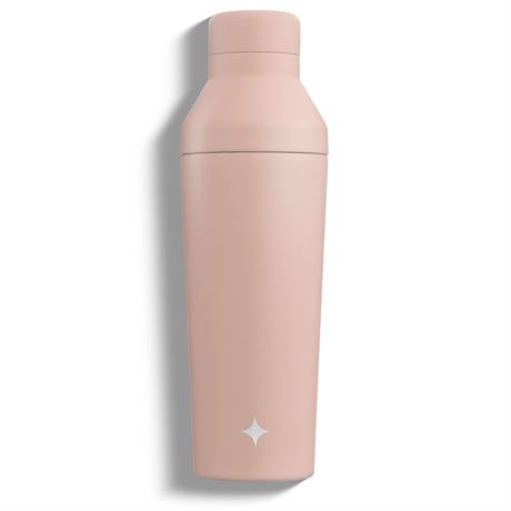 JoyJolt Vacuum Insulated Cocktail Protein Shaker - 20 oz - Pink
