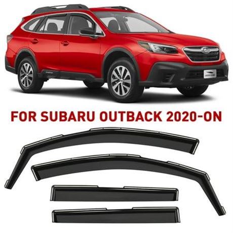 Voron Glass in-Channel Extra Durable Rain Guards for Subaru Outback 2020-2024