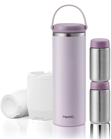 Papablic 360° CapsuleChill Breastmilk Cooler for 36H Safe Storage, Stress-Free