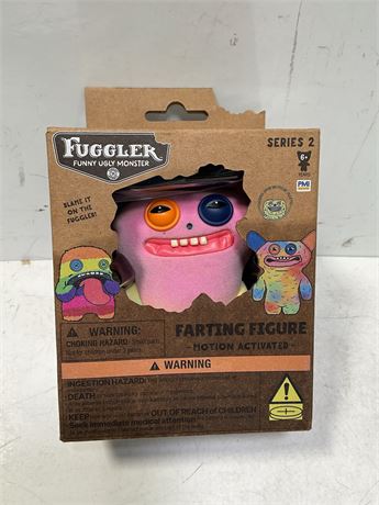 Fuggler Farting Figure - Wide Eyed Weirdo - Multicolor - Motion Activated Vinyl