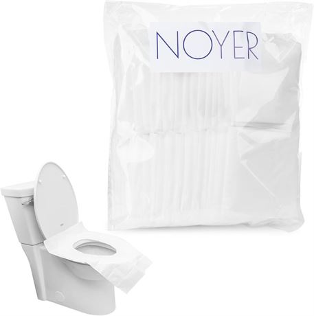 30 Pack NOYER Portable Toilet Seat Covers for Kids/Adults - Disposable,